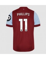 West Ham United Kalvin Phillips #11 Domácí Dres 2023-24 Krátký Rukáv